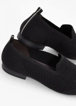 Jana Slipper & Halbschuhe|High Heels^Komfort-Loafer in bequemer Weite schwarz