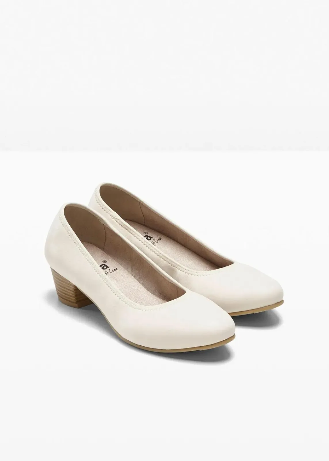 Jana Schuhe & Accessoires In Spezialgrößen·Weite Schuhe|Pumps^Komfort-Pumps in bequemer Weite beige