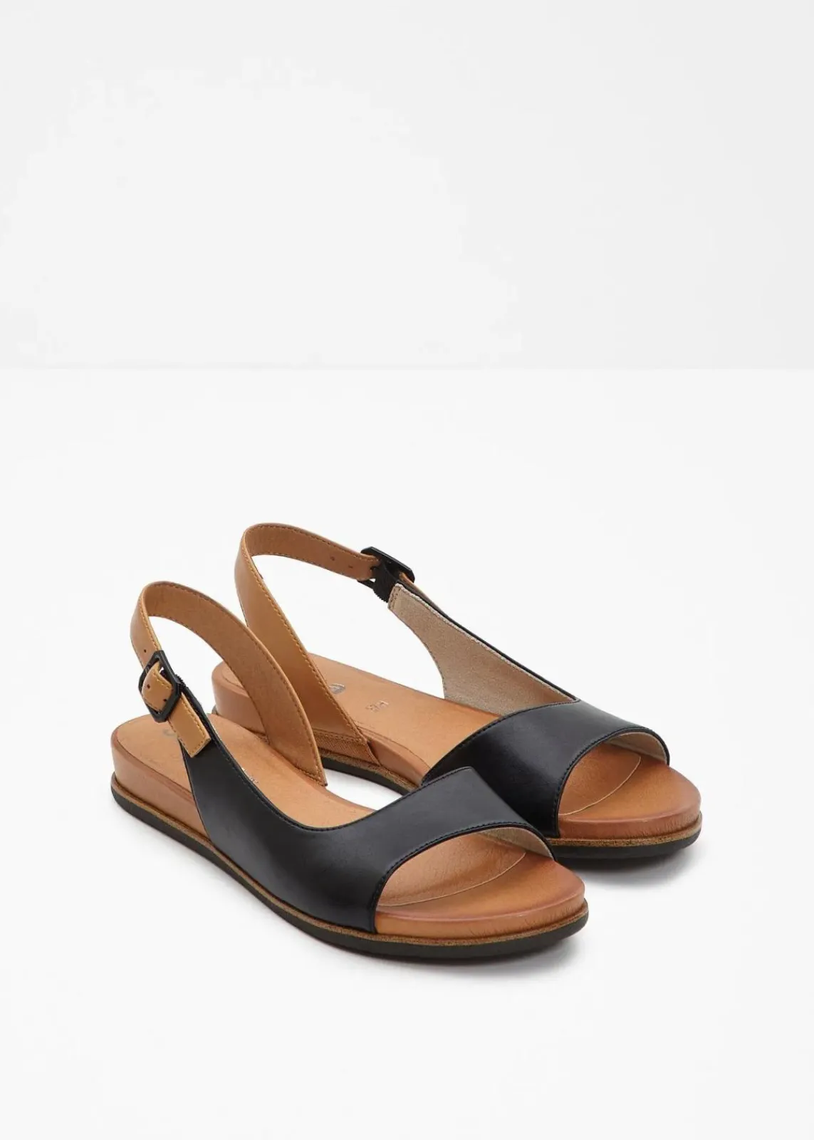 Jana High Heels|Komfortschuhe^Komfort-Sandalen in bequemer Weite schwarz