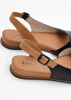 Jana High Heels|Komfortschuhe^Komfort-Sandalen in bequemer Weite schwarz