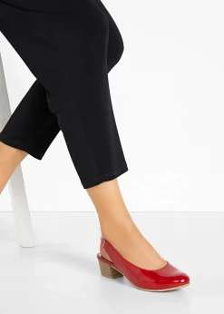 Jana High Heels|Komfortschuhe^Komfort-Slingpumps in bequemer Weite rot