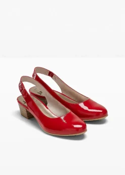 Jana High Heels|Komfortschuhe^Komfort-Slingpumps in bequemer Weite rot