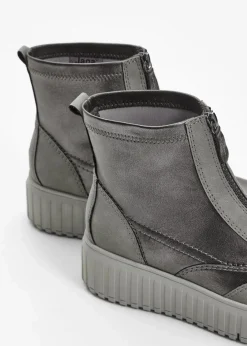 Jana High Heels|Komfortschuhe^Plateau-Boots grau metallic
