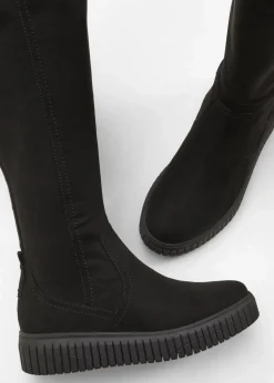 Jana High Heels|Komfortschuhe^Stiefel in bequemer Weite schwarz