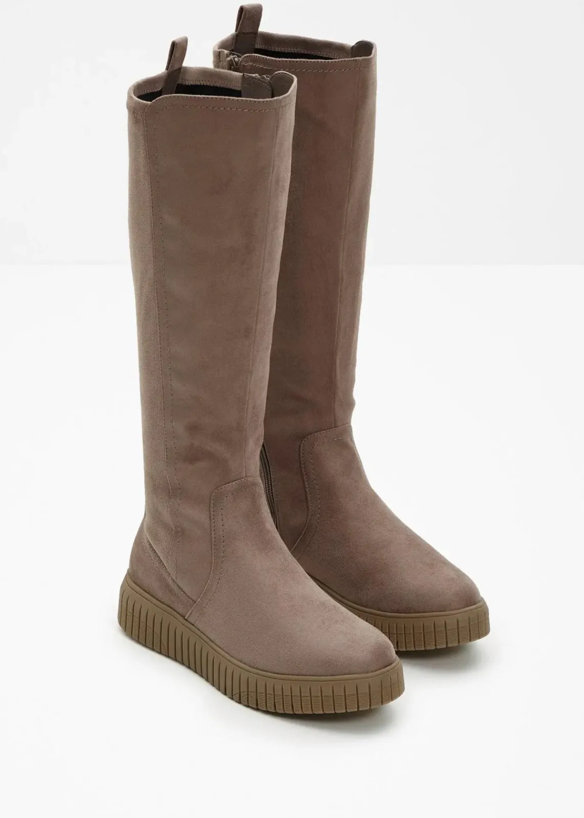 Jana Schuhe & Accessoires In Spezialgrößen·Weite Schuhe|Stiefel^Stiefel in bequemer Weite taupe