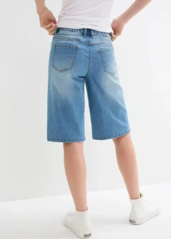 bonprix Jeans|Shorts^Jeans Bermuda High Waist, Bequembund mittelblau denim