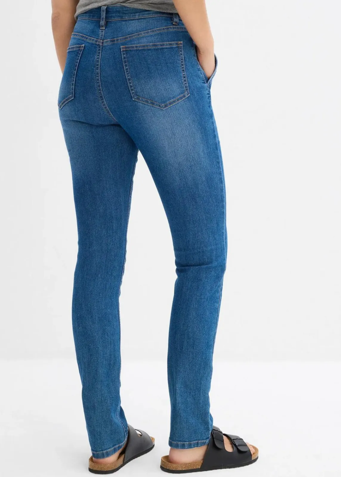 bonprix Bekleidung·Blazer|Nachhaltigere Materialien^Jeans für die Schwangerschaft und danach, Slim Fit blau denim