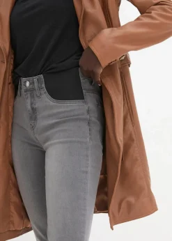 bonprix Jeans|Kurzgrößen^Jeans mit Bequembund grey denim