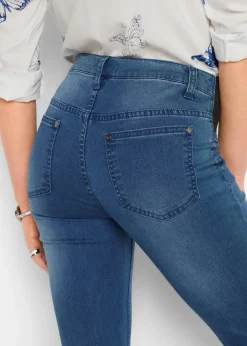 bonprix Jeans|Kurzgrößen^Jeans mit Bequembund blue stone