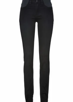 bonprix Jeans|Kurzgrößen^Jeans mit Bequembund black stone