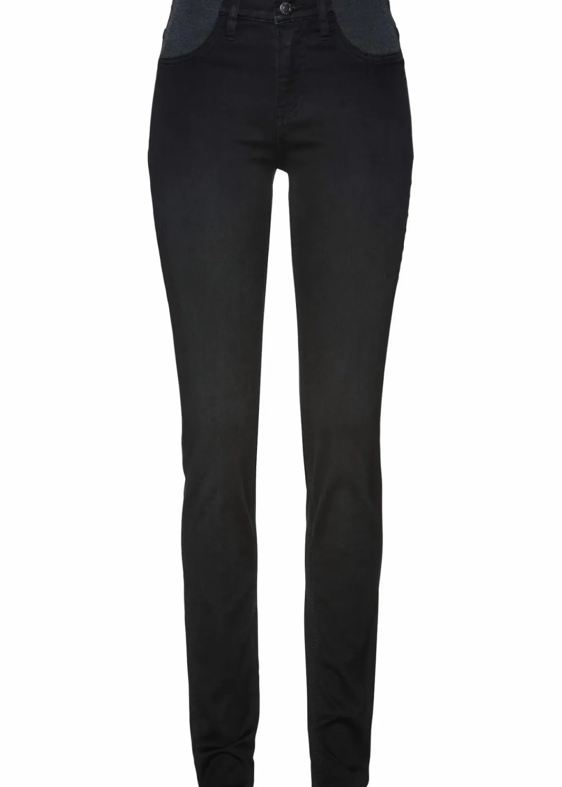 bonprix Jeans|Kurzgrößen^Jeans mit Bequembund black stone