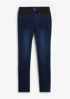 bonprix Jeans|Kurzgrößen^Jeans mit Bequembund darkblue stone