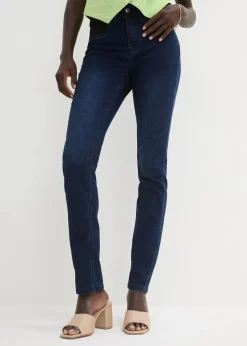 bonprix Jeans|Kurzgrößen^Jeans mit Bequembund darkblue stone