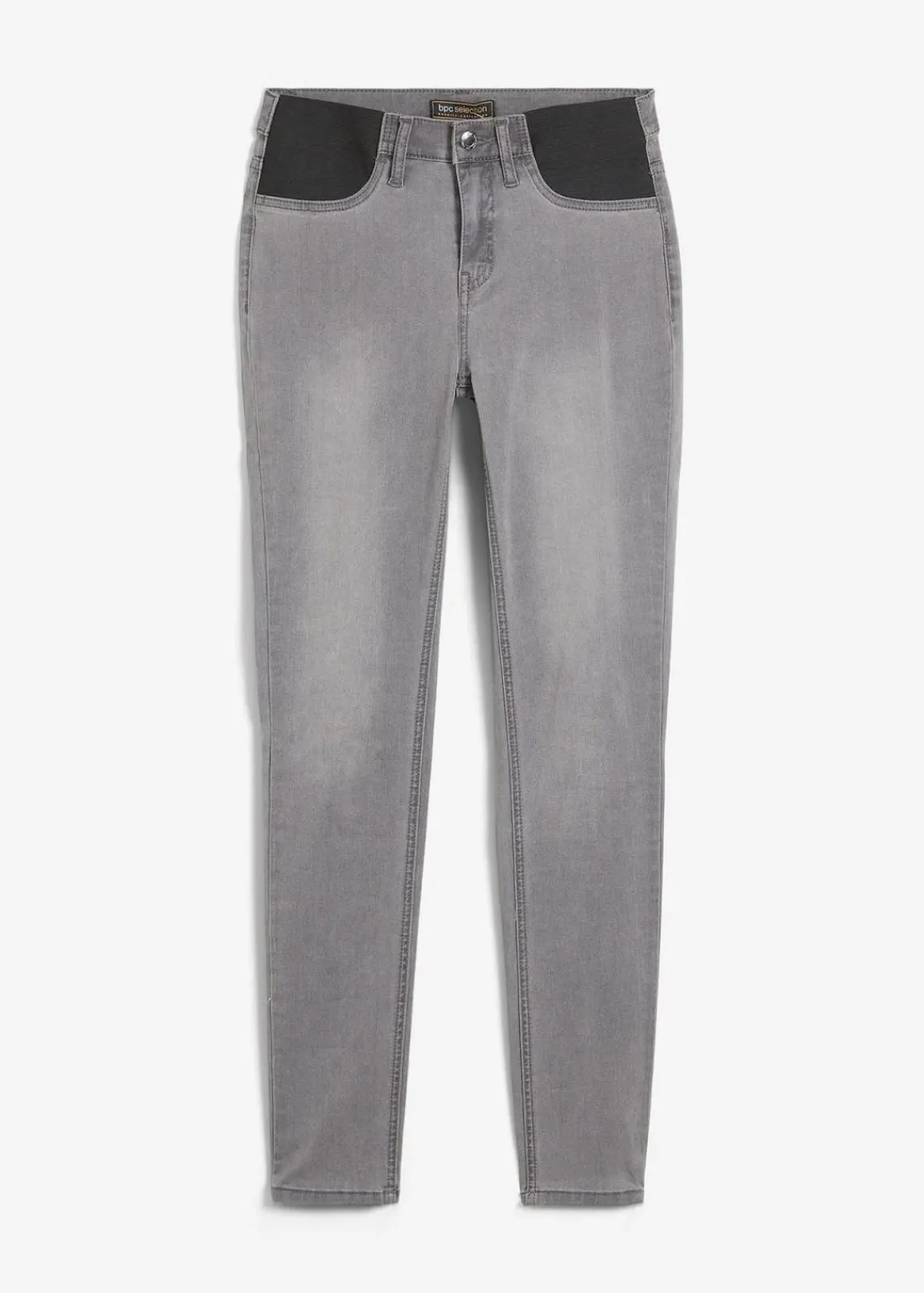 bonprix Jeans|Kurzgrößen^Jeans mit Bequembund grey denim
