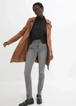 bonprix Jeans|Kurzgrößen^Jeans mit Bequembund grey denim