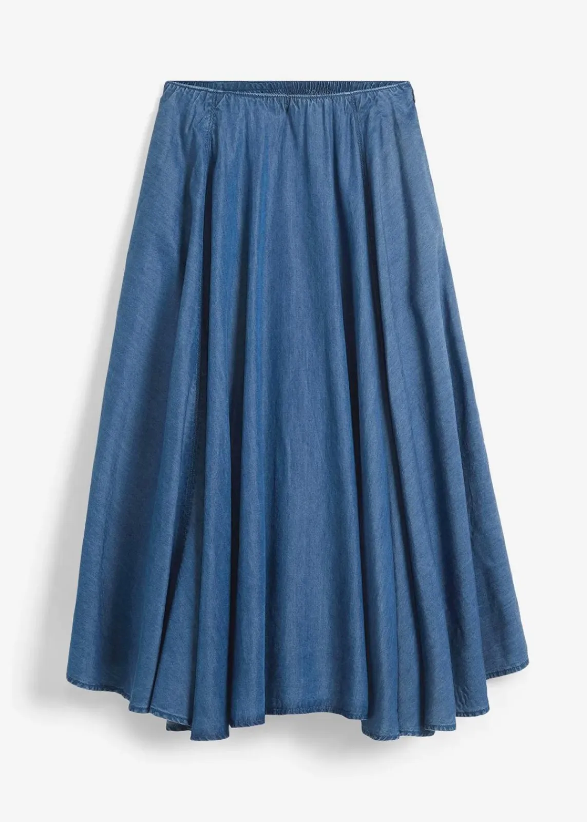 bonprix Röcke^Jeans Rock, High Waist, Bequembund blau denim
