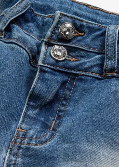 bonprix Bekleidung·Outdoorbekleidung|Bekleidung·Shirts & Tops^Jeans Shorts Mid Waist blau denim
