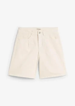 bonprix Jeans|Shorts^Jeans-Bermuda Mid Waist naturbeige