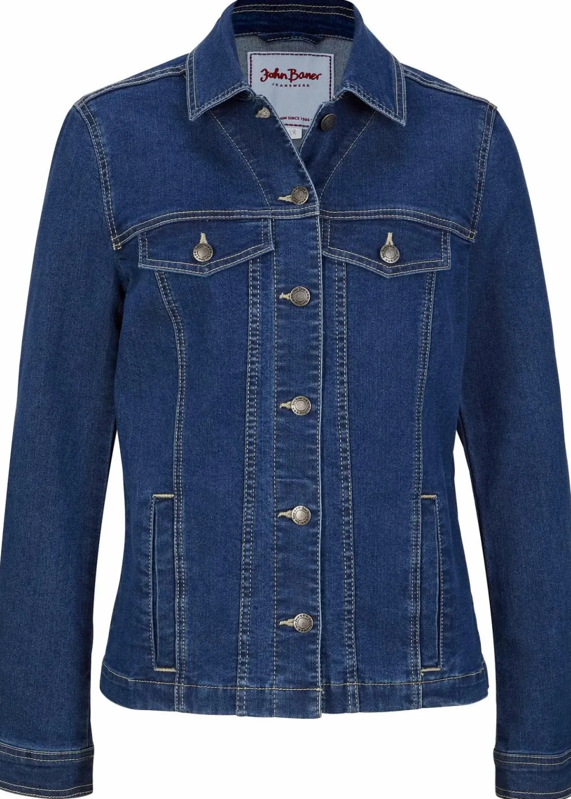 bonprix Jacken & Mäntel^Jeansjacke blau denim