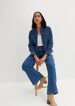bonprix Jacken & Mäntel^Jeansjacke blau denim
