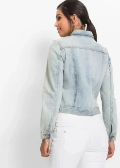 bonprix Jacken & Mäntel^Jeansjacke hellblau denim