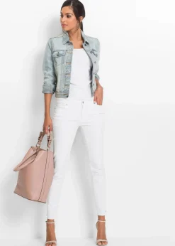 bonprix Jacken & Mäntel^Jeansjacke hellblau denim