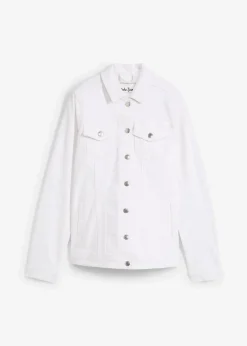 bonprix Jacken & Mäntel^Jeansjacke weiss