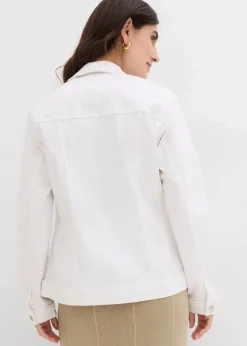 bonprix Jacken & Mäntel^Jeansjacke weiss