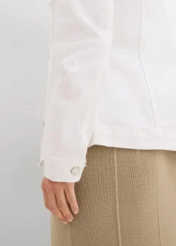 bonprix Jacken & Mäntel^Jeansjacke weiss