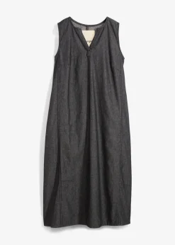 bonprix Kleider^Jeanskleid schwarz denim