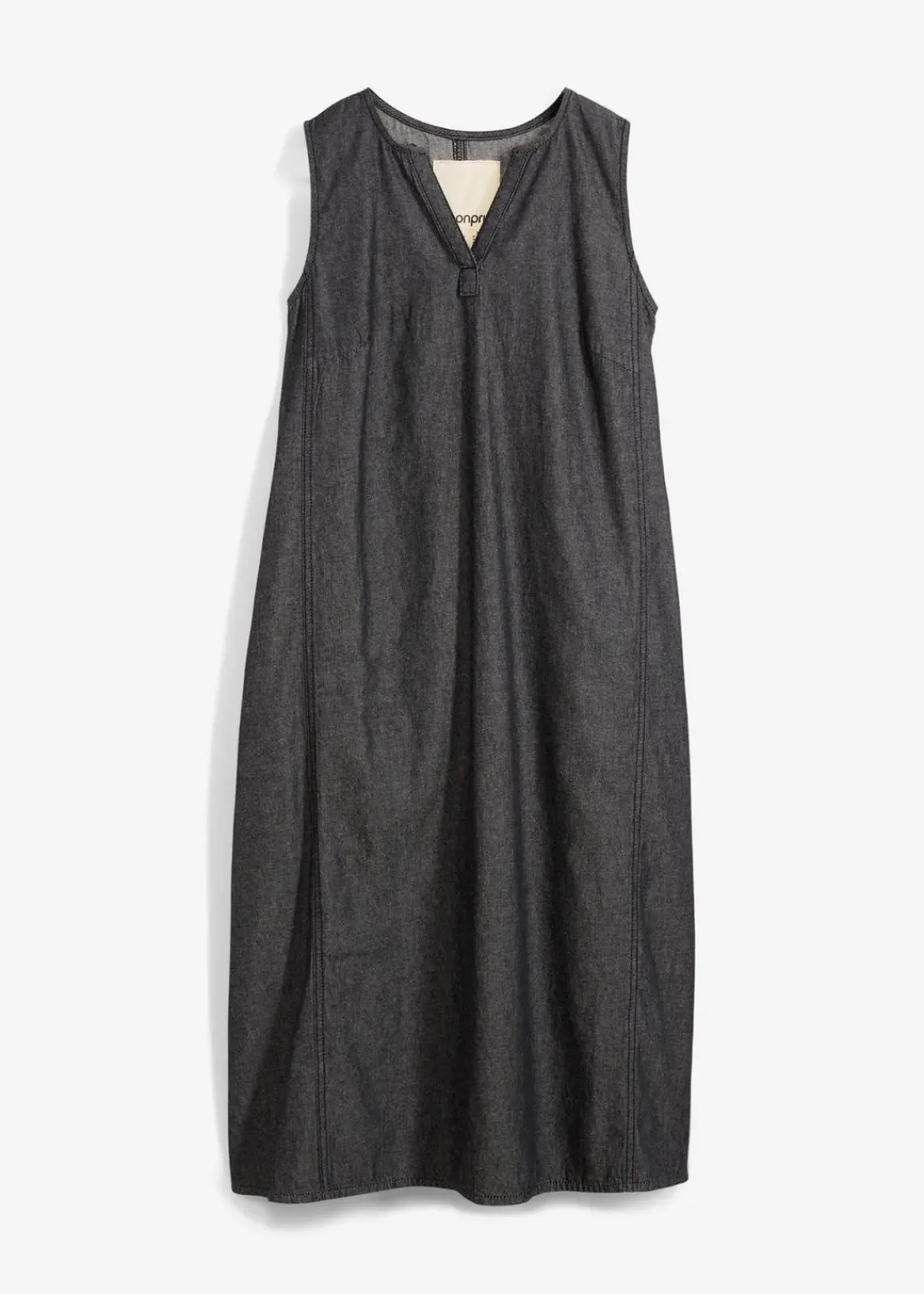 bonprix Kleider^Jeanskleid schwarz denim