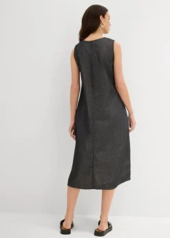 bonprix Kleider^Jeanskleid schwarz denim