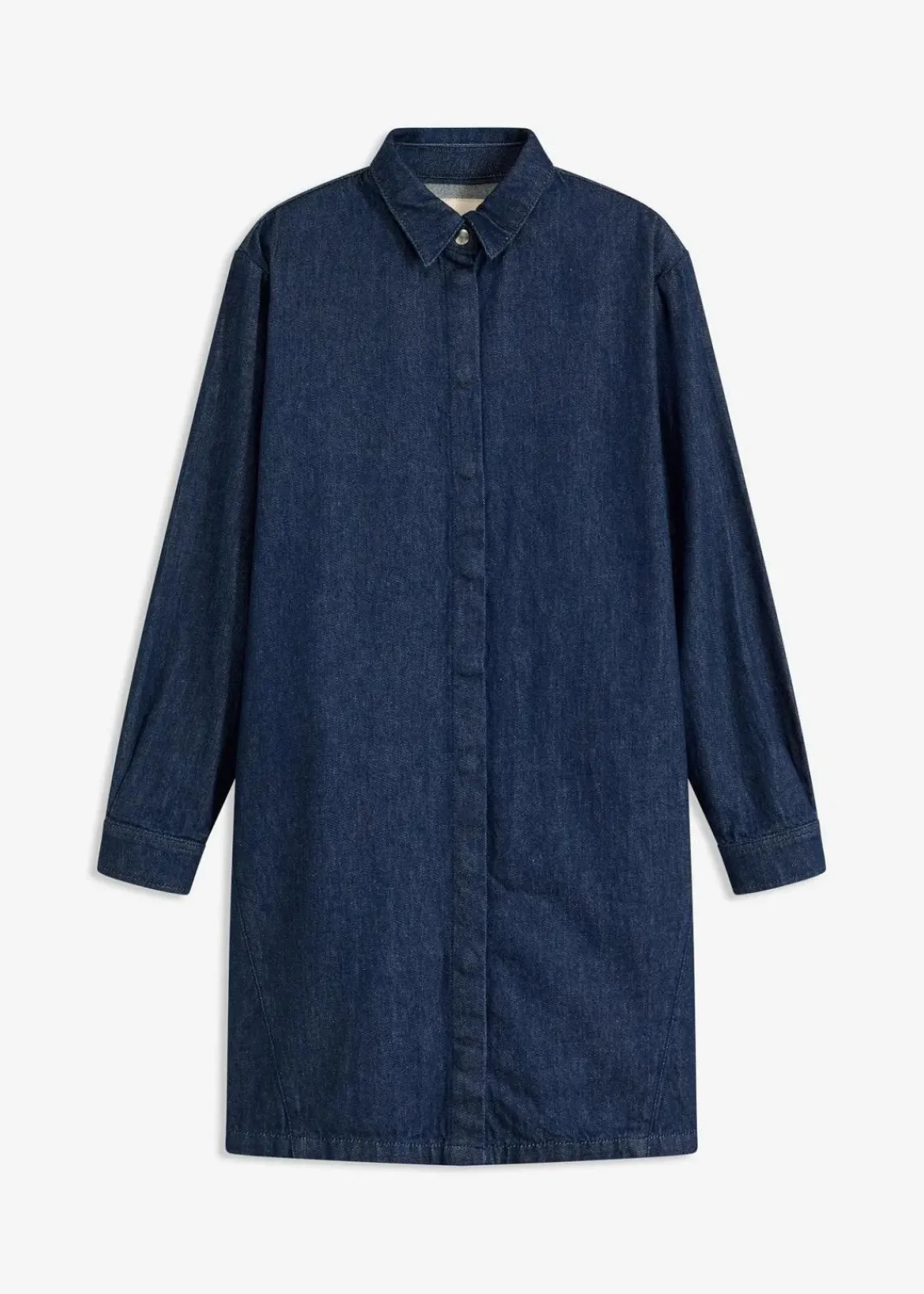 bonprix Bekleidung·Pullover & Strickjacken|Kleider^Jeanskleid tiefblau denim ungewaschen