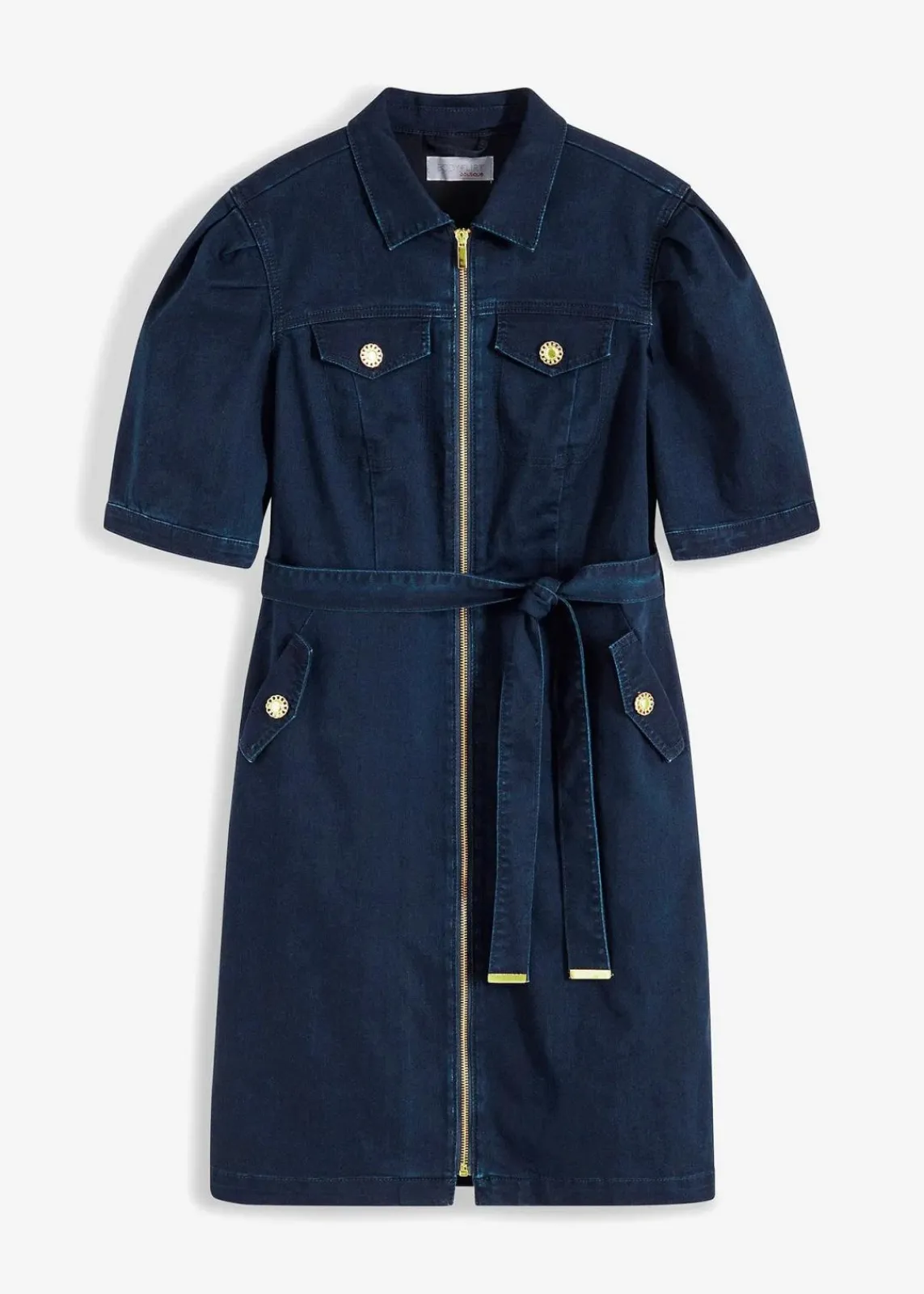 bonprix Kleider^Jeanskleid dunkelblau denim