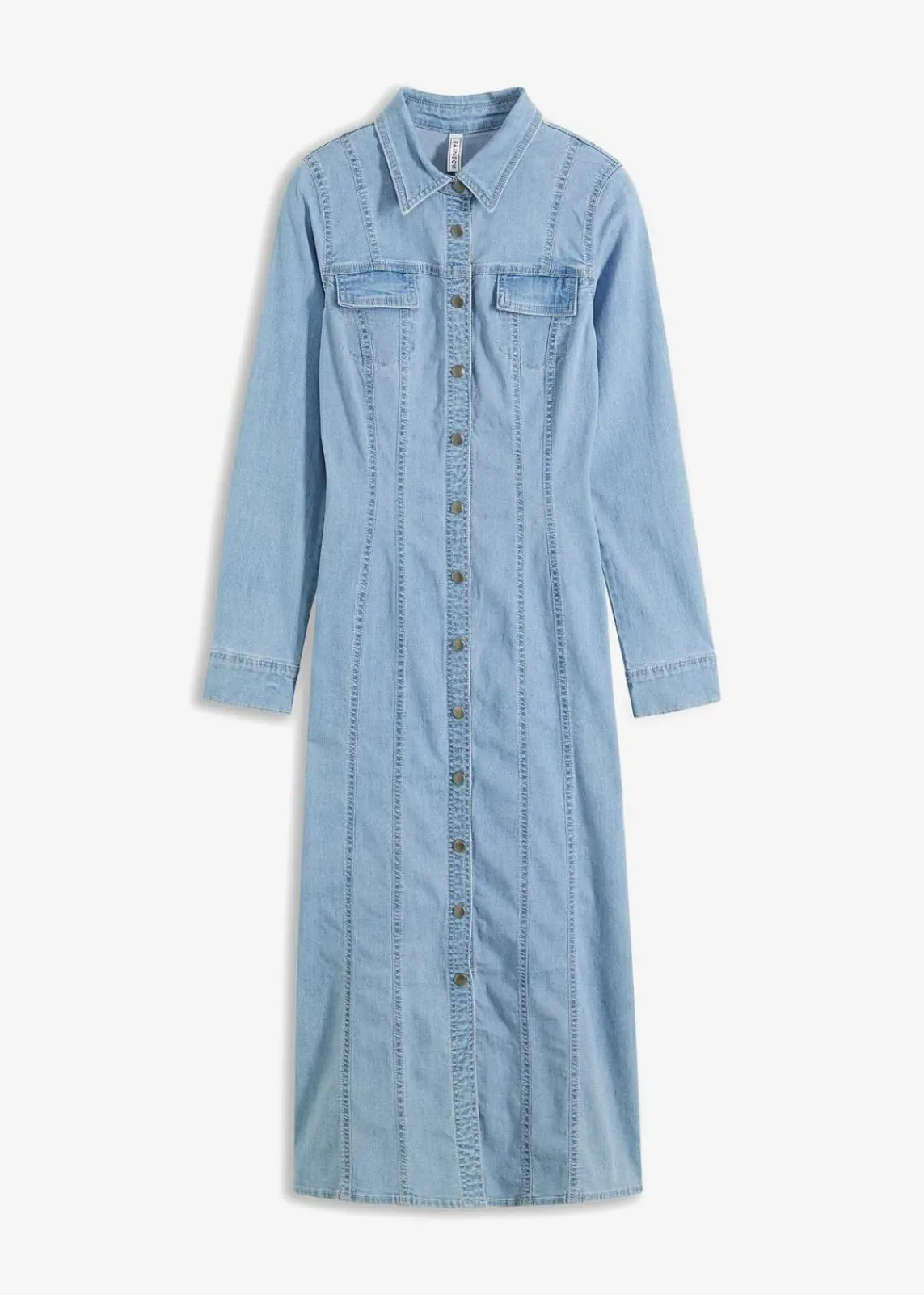 bonprix Nachhaltigere Materialien|Kleider^Jeanskleid hellblau denim