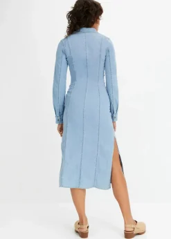 bonprix Nachhaltigere Materialien|Kleider^Jeanskleid hellblau denim