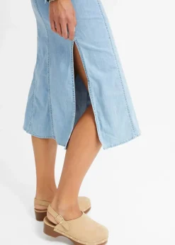 bonprix Nachhaltigere Materialien|Kleider^Jeanskleid hellblau denim
