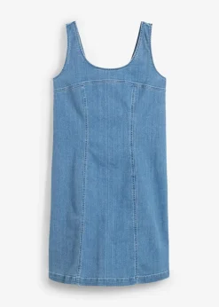 bonprix Nachhaltigere Materialien|Kleider^Jeanskleid aus Bio-Baumwolle mit Stretch eisblau denim