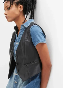 bonprix Kleider^Jeanskleid mit Knöpfen blau denim