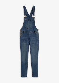 bonprix Bekleidung·Shirts & Tops|Jeans^Jeans-Latzhose im Boyfriend Fit blau denim