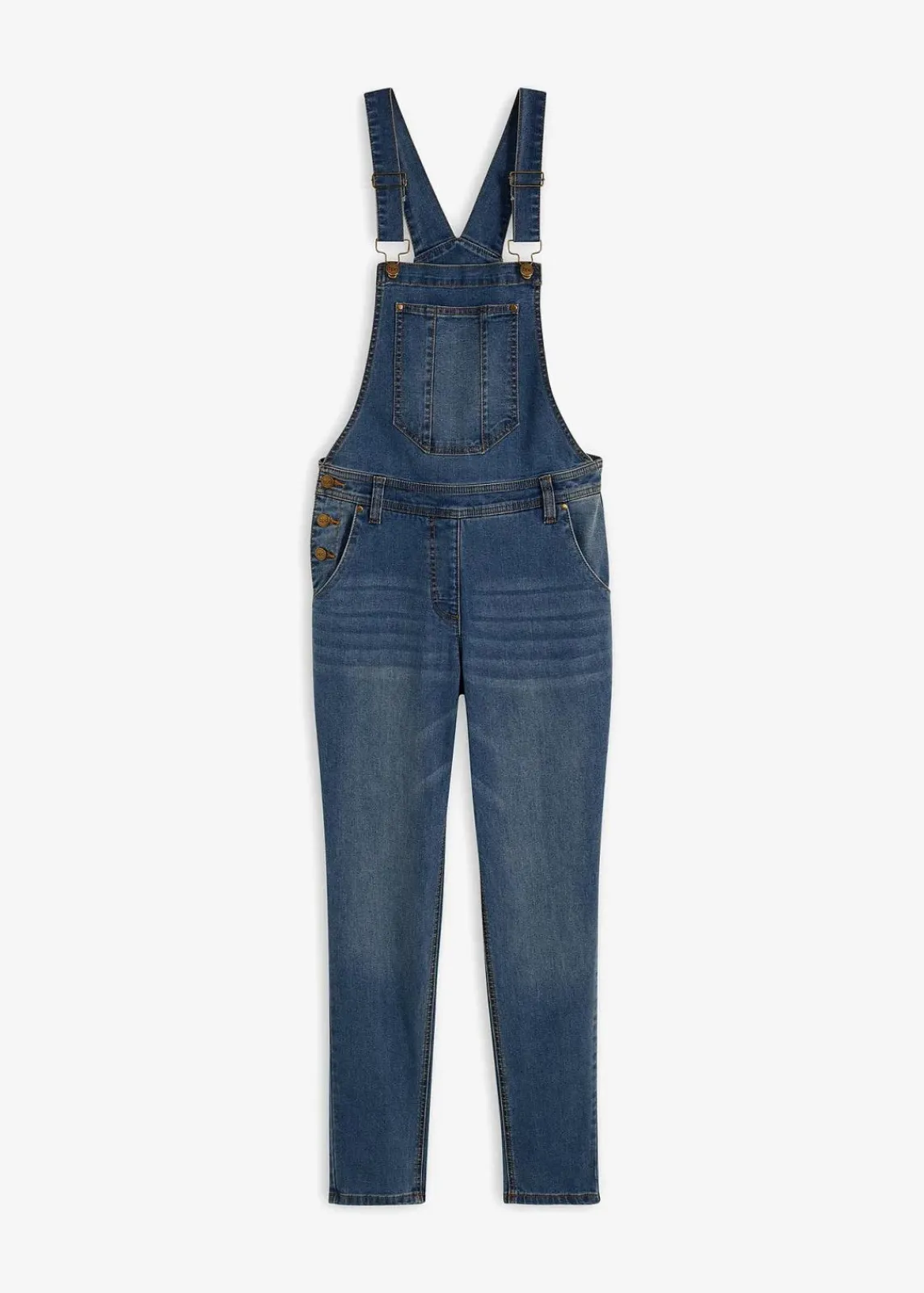 bonprix Bekleidung·Shirts & Tops|Jeans^Jeans-Latzhose im Boyfriend Fit blau denim