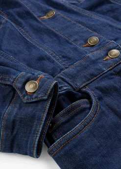 bonprix Bekleidung·Homewear|Jumpsuits^Jeans-Overall tiefblau denim ungewaschen
