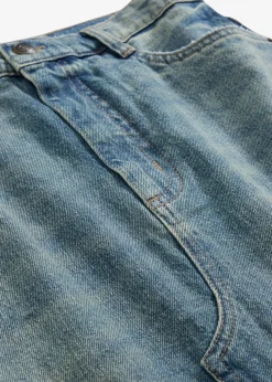 bonprix Bekleidung·Sportbekleidung|Röcke^Jeansrock, Mid Waist, Maxi Length hellblau denim