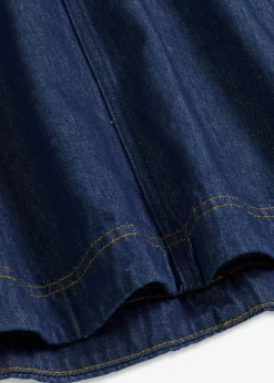 bonprix Bekleidung·Sportbekleidung|Röcke^Jeansrock Midilänge tiefblau denim ungewaschen