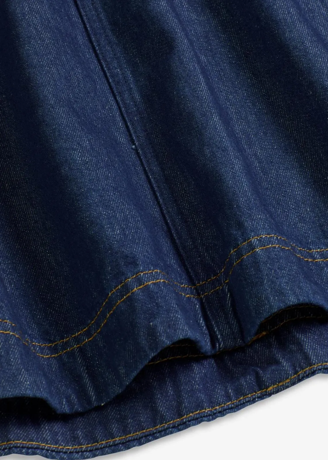 bonprix Bekleidung·Sportbekleidung|Röcke^Jeansrock Midilänge tiefblau denim ungewaschen