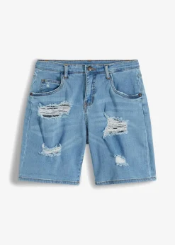 bonprix Shorts|Jeans^Jeans-Shorts hellblau denim used