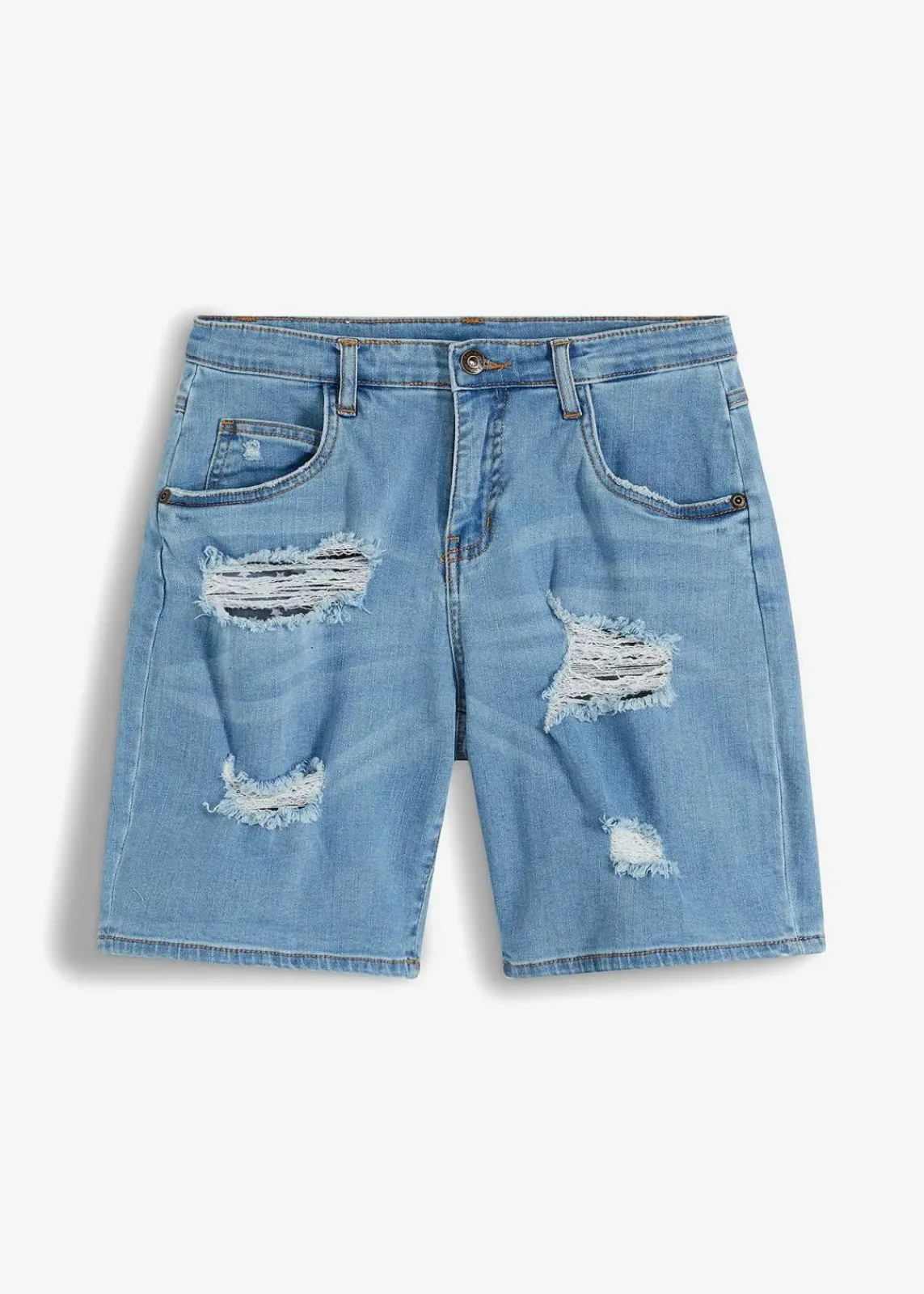 bonprix Shorts|Jeans^Jeans-Shorts hellblau denim used