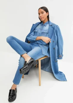 bonprix Jeans|Bekleidung·Shirts & Tops^Jeggings blau denim