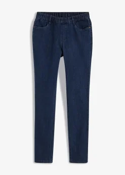 bonprix Jeans|Bekleidung·Shirts & Tops^Jeggings tiefblau denim ungewaschen