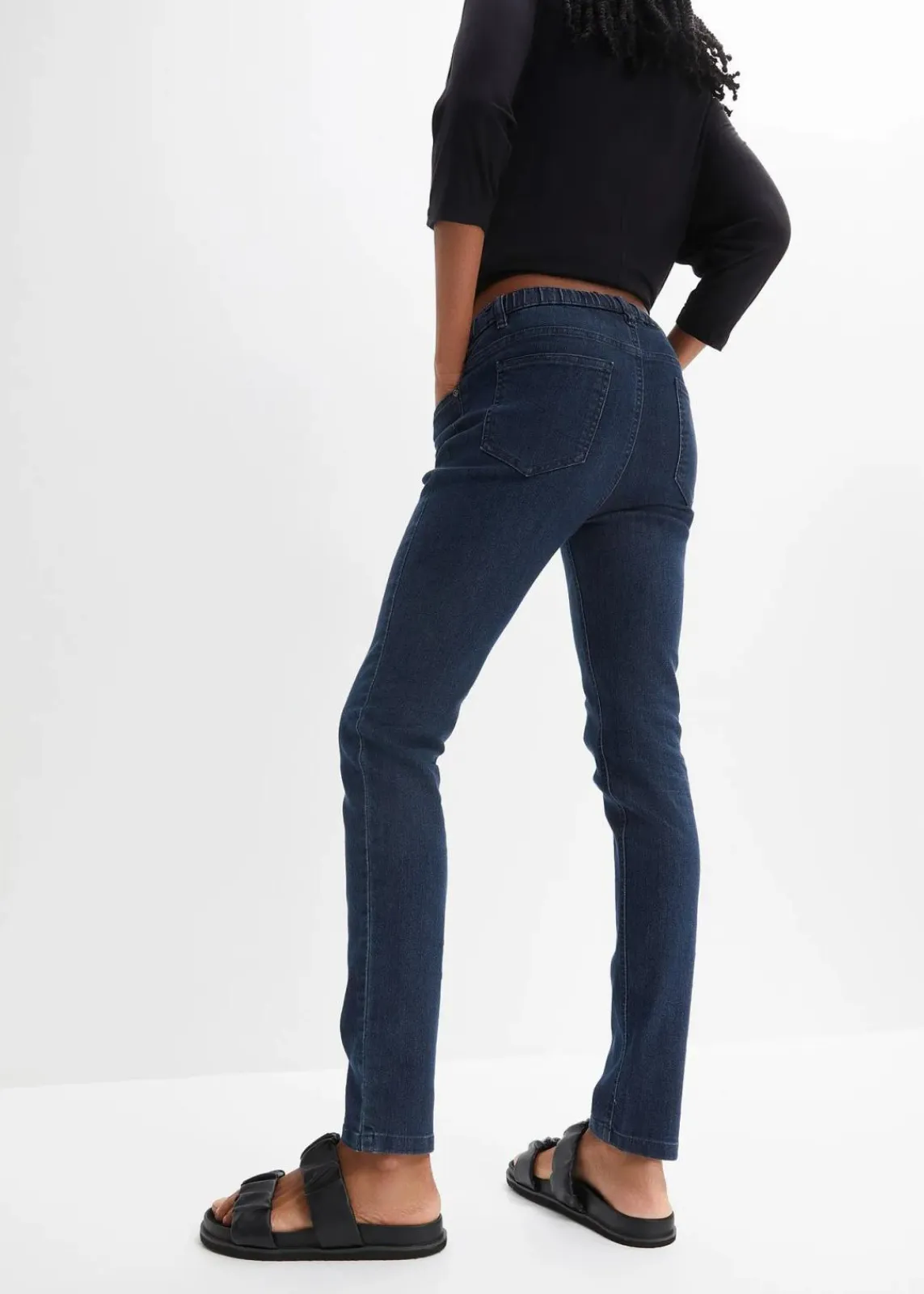 bonprix Jeans|Bekleidung·Shirts & Tops^Jeggings tiefblau denim ungewaschen